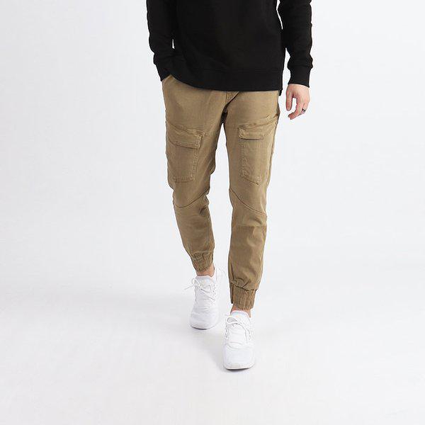 WHT268 男性用ビッグサイズ フロントポケット ジョガーパンツ