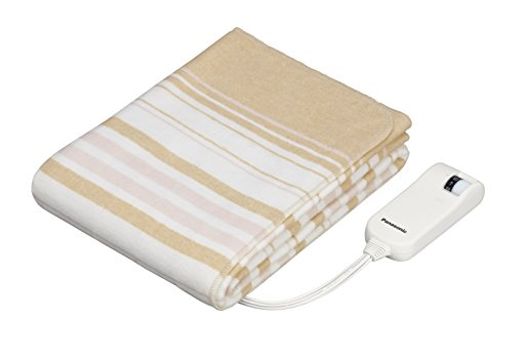 パナソニック 電気しき毛布 シングル 140×80CM 丸洗い可 室温センサー付 ベージュ DB-U12T-C