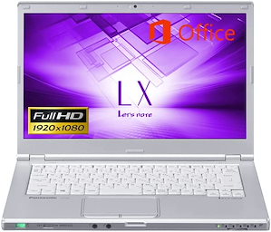 中古ノートパソコン　CF-LX6 windows 11 MS2019 Corei5-7300U 8GB SSD128GB 14.0インチ（訳あり品）