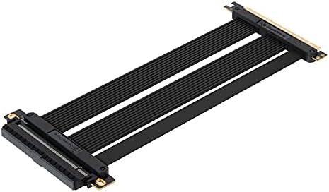 SilverStone 220mmの フレキシブルPCIe 4.0 x16 ライザーケーブル SST-RC05B-220