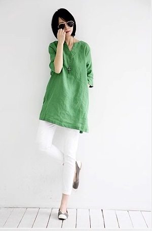 チュニック ロングシャツ シャツ レディース ワンピース 夏 プルオーバーシャツワンピース 半袖 大きいサイズ ゆるシルエット 体型カバー 無地 レディース 大人可愛い きれいめ シンプル カジュアル