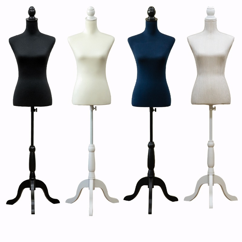 洋裁用トルソー 高さ132-163cm ピン差し対応 ポリエステル 強化発泡スチロール