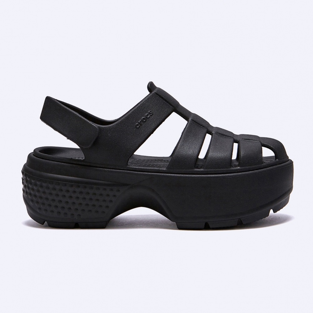 クロックスストンプフィッシャーマンサンダルブラック/209938-001