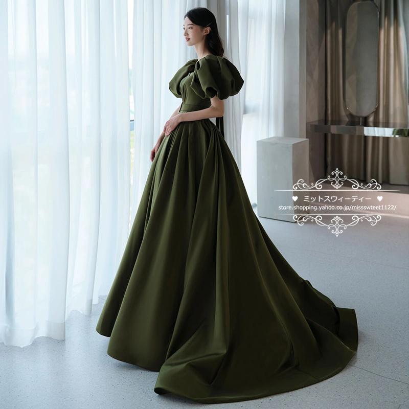 2024新作 カラードレス パーティードレス イブニングドレス ウェディングドレス ウエディングドレス ステージ 舞台 発表会 演奏会ドレス 結婚式 二次会 花嫁 披露宴 上品