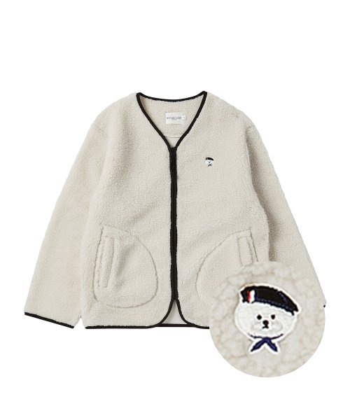 NEW PARISIAN ECO FUR ZIP UP JUMPER IVORY 14,863円