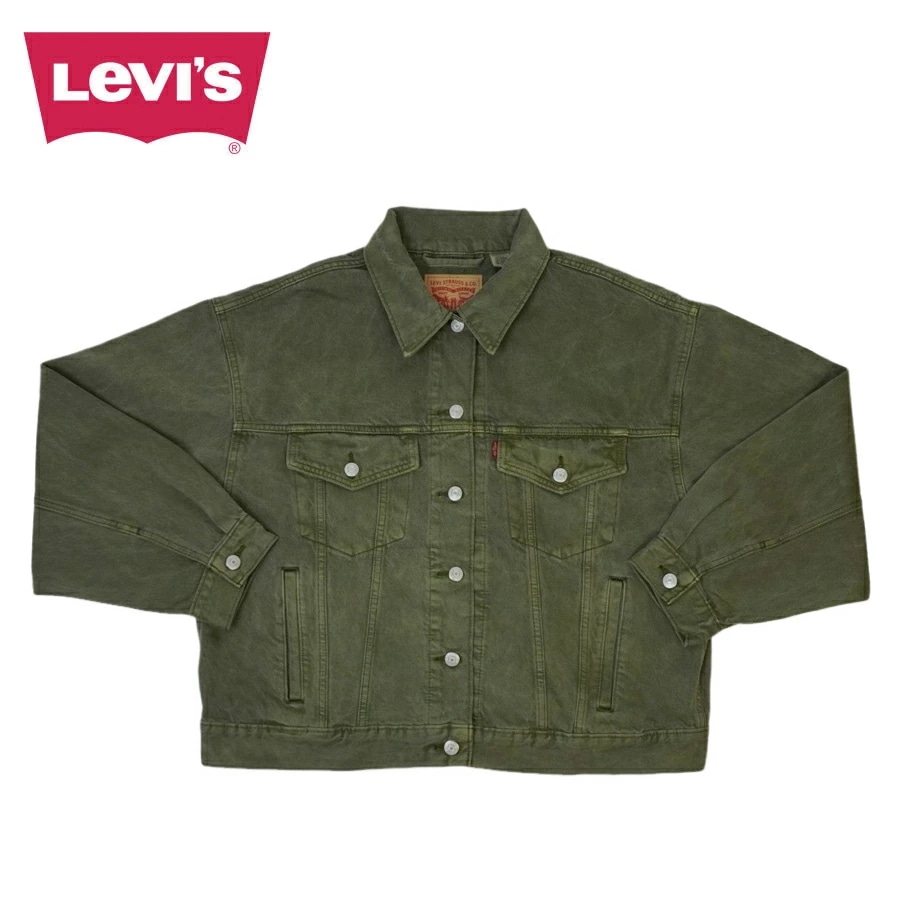 リーバイス LEVIS デニムジャケット90s トラッカージャケット 90S TRUCKER JACKET90年代 オーバーサイズ リラックスOLIVE オリーブ