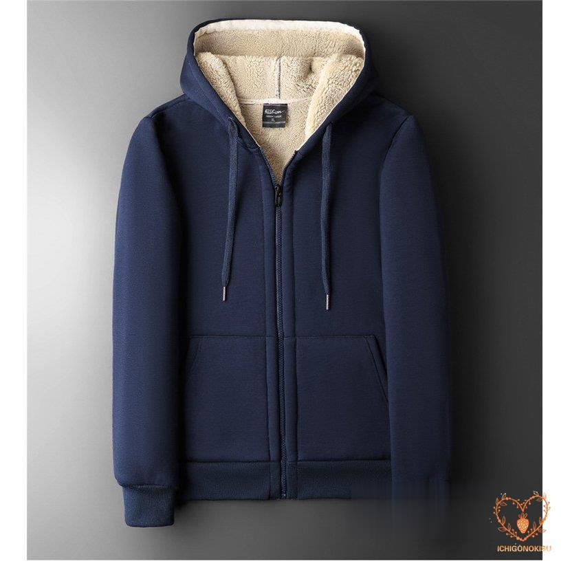 ジップアップパーカー メンズ 裏起毛 フード付き 長袖 裏ボア あったか 冬服 春秋 大きいサイズ パーカー