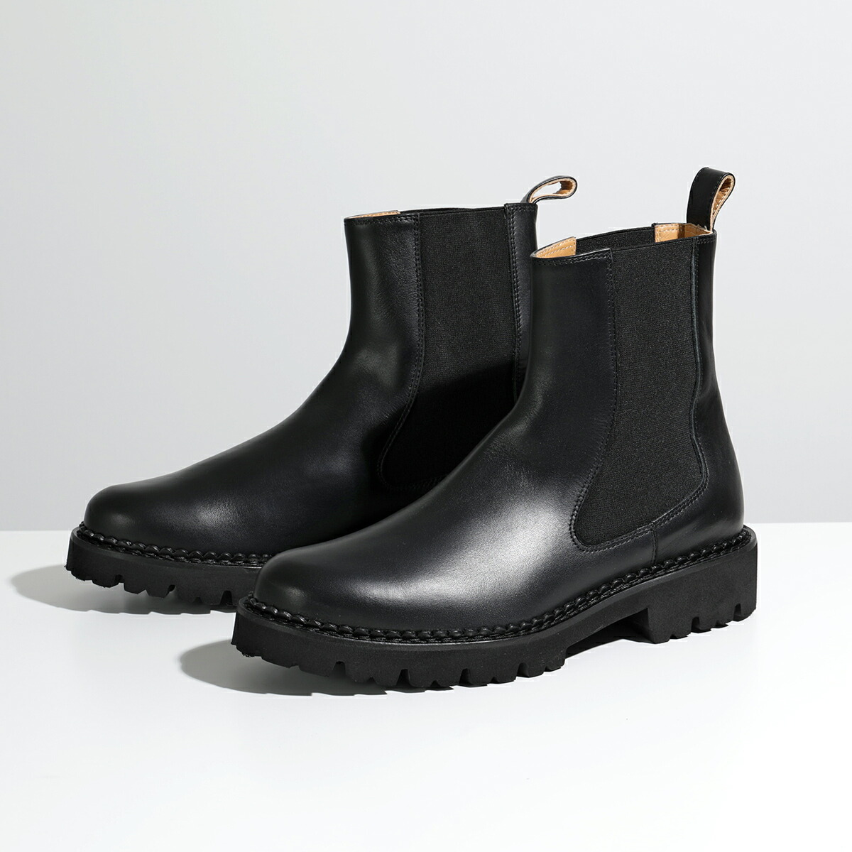 FABIO RUSCONI ファビオルスコーニ ショートブーツ 6247 VITELLO レディース サイドゴアブーツ レザー 軽量 シューズ 靴 NERO