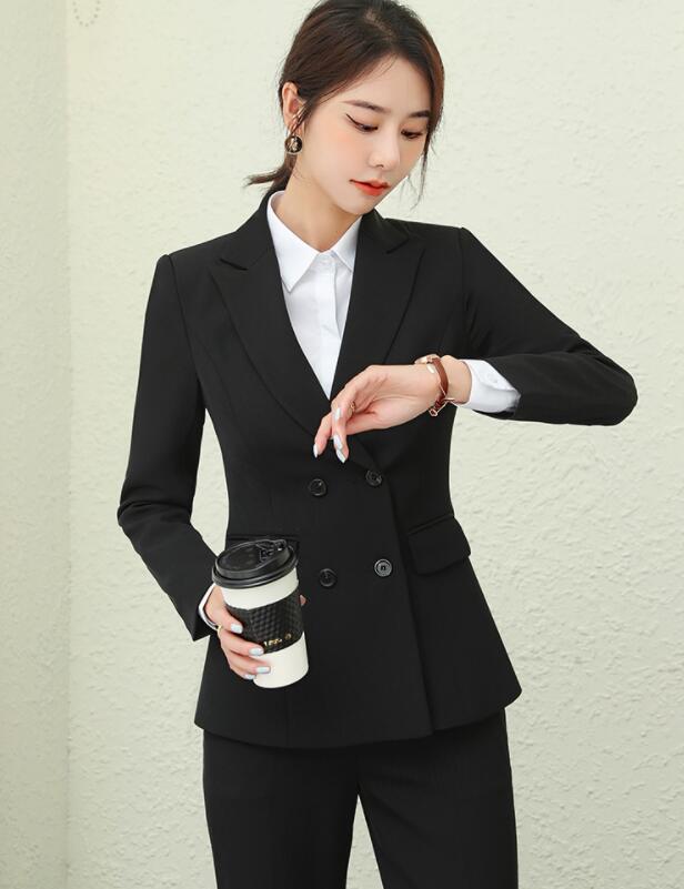 [新発売]ビジネススーツ 高品質 レディーススーツ スーツ４点セット ジャケット＋パンツ＋スカート＋シャツ ブラック 9分丈パンツ/ロングパンツ パンツスーツ スカートスーツ リクルートスーツ 面接