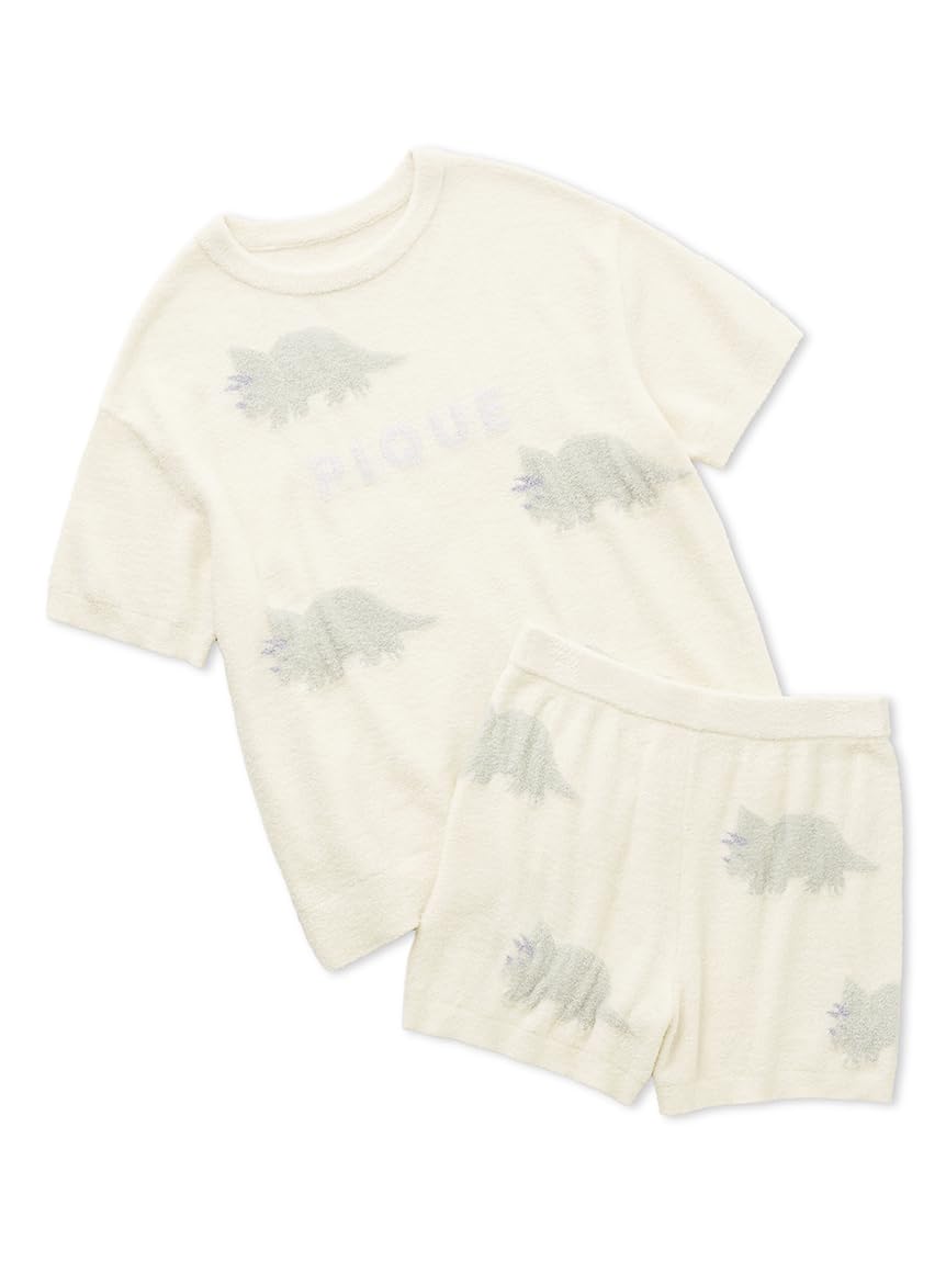 [ジェラート ピケ] スムーズィーダイナソーJQDプルオーバー＆ショートパンツセット PWNT251130 レディース IVR