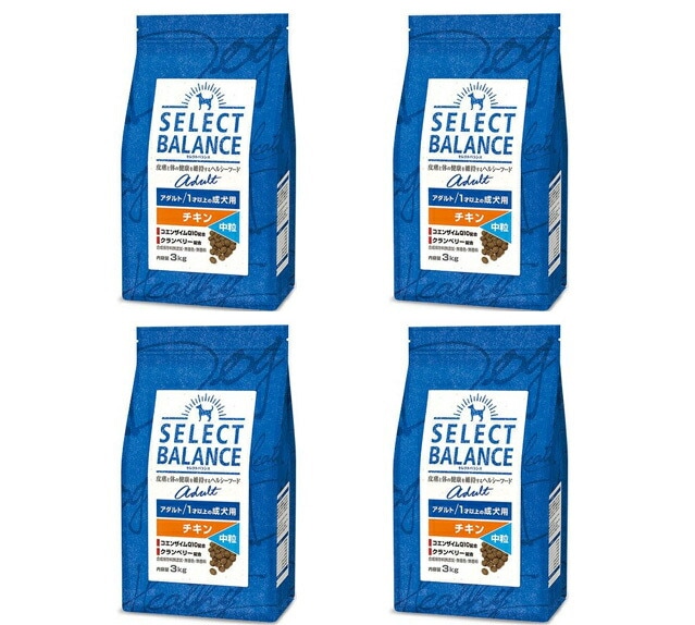 セレクトバランス アダルト チキン 中粒 1才以上の成犬用15㎏ ➁