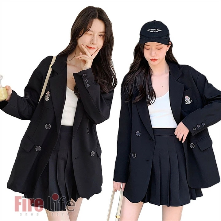 入学式 卒業式スーツ 女の子 卒服 JK制服 2点セット ブレザー プリーツスカート 高校生 女子 韓国 制服 スクール 学生服 フォーマルスーツ 子供スーツ ジュニア 学園祭 高校生 中学生 入学式