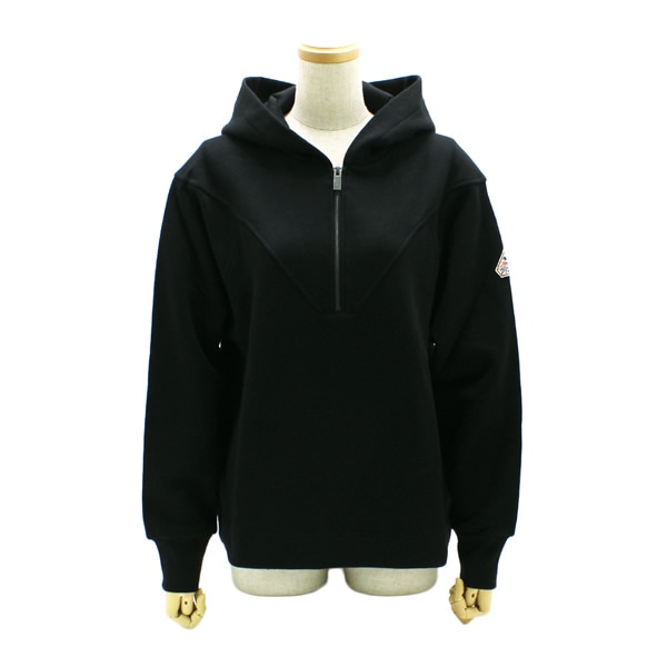 パーカー HWU022 BLACK P0009 ハーフジップ スウェット パーカー BIANCA レディース 21,754円