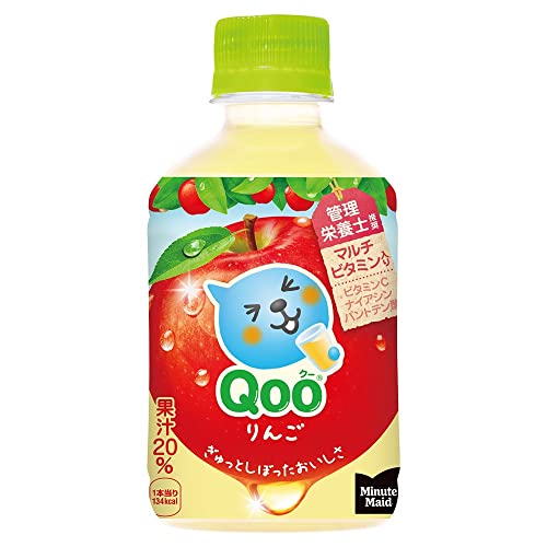 コカ・コーラ ミニッツ メイド Qoo りんご 280mlPET×24本