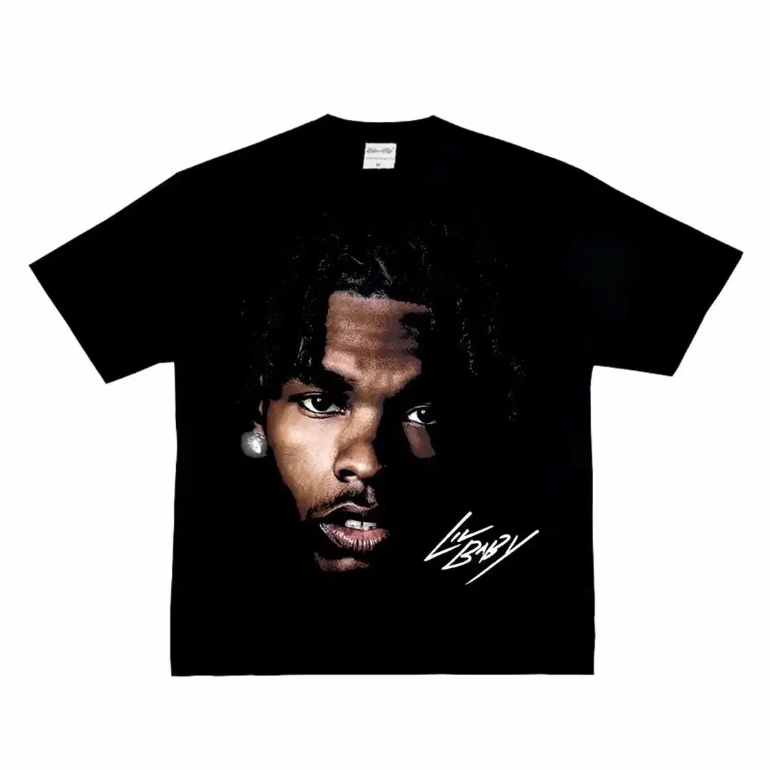 メンズ半袖ラウンドネックTシャツ,レタリングプリントのカジュアルトップ,ヒップホップスタイルのサマーウェア - 1501