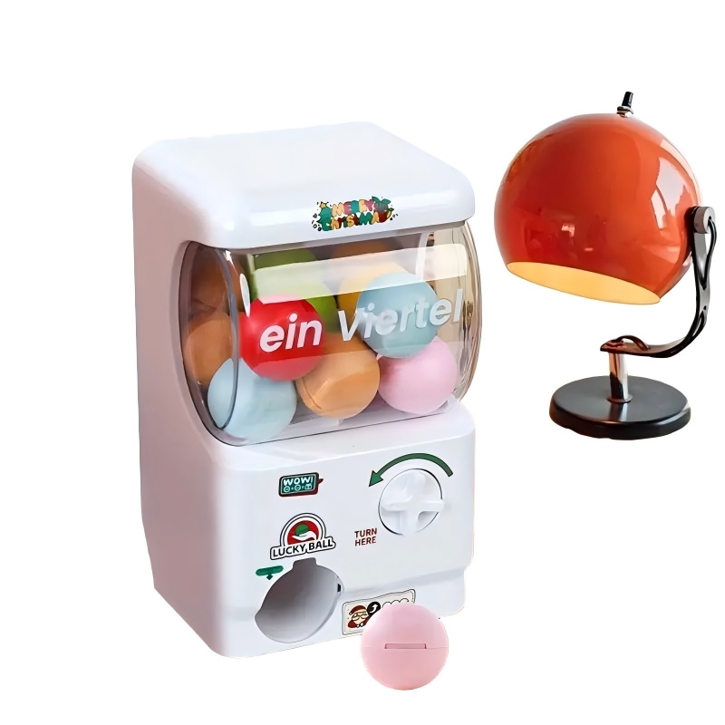 ガシャポンマシン＋空のガシャポン21個