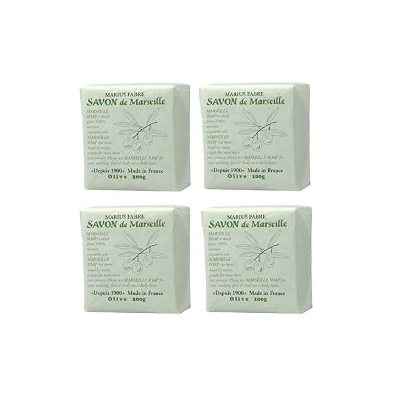 サボン ド マルセイユ オリーブ 100g 【4セット】