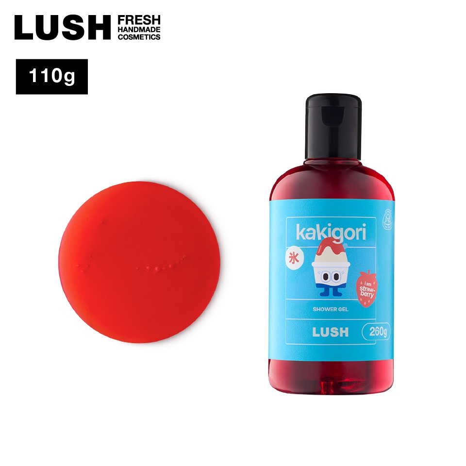 Qoo10] LUSH かき氷 シャワージェル レッド 110g : ボディ