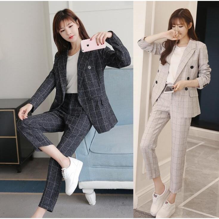 3日で出荷赤字販売パンツ おしゃれ レディース 夏 秋 長袖 オフィス リクルート チェック柄 ストレートパンツ 細身 着痩せ 卒業式 カジュアル お出かけ 披露宴