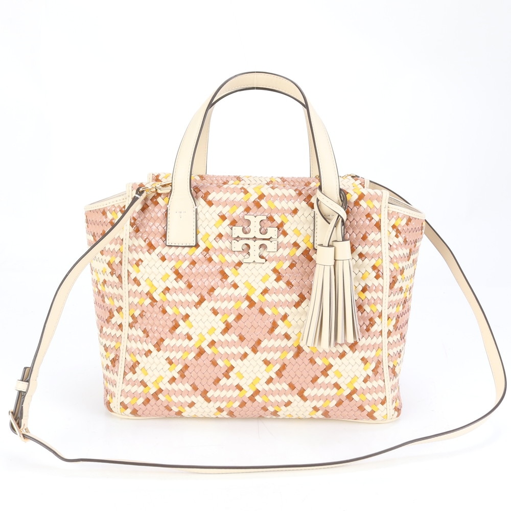 極美品 レザー 2WAY ショルダーバッグ 斜め掛け ハンド トート A4 レディース RCM CK7-9 中古