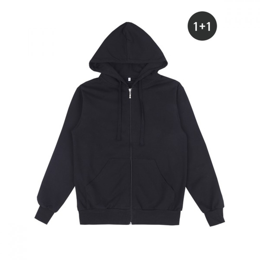 [ノーブルジーンズ] JBRダブルサイドパーカージップアップ1+1メンズパーカージップアップパーカーグレー季節限定ジャンパーカジュアルトップビッグサイズ