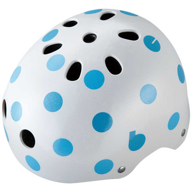 ブリヂストン　子供用ヘルメット bikke ビッケ ジュニアヘルメット(51～57cm/ドットブルー)　CHBH5157