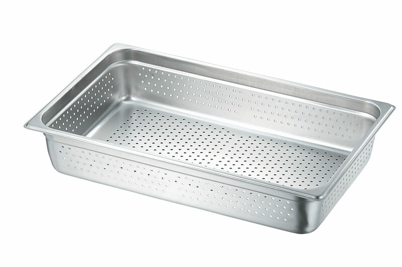 本間製作所 仔犬印 18-8 穴明ホテルパンII 1/2 深さ65mm 段付き