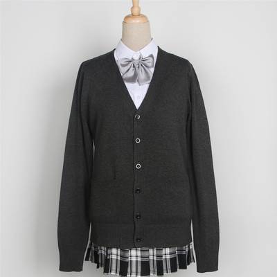 学生風 トップス カーディガン ロング ロング丈 袖あり 長袖 襟なし 前開き ニット かわいい 大人可愛い きれいめ シンプル カジュアル 大人 上品 おしゃれ 大人女子 こなれ感 ラフ ラブリー