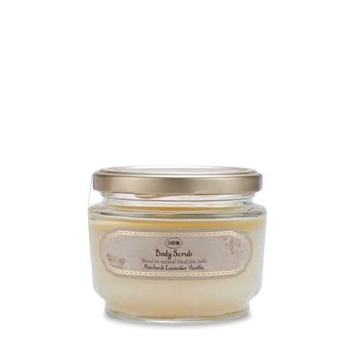 ボディスクラブ 320g パチュリ・ラベンダー・バニラ