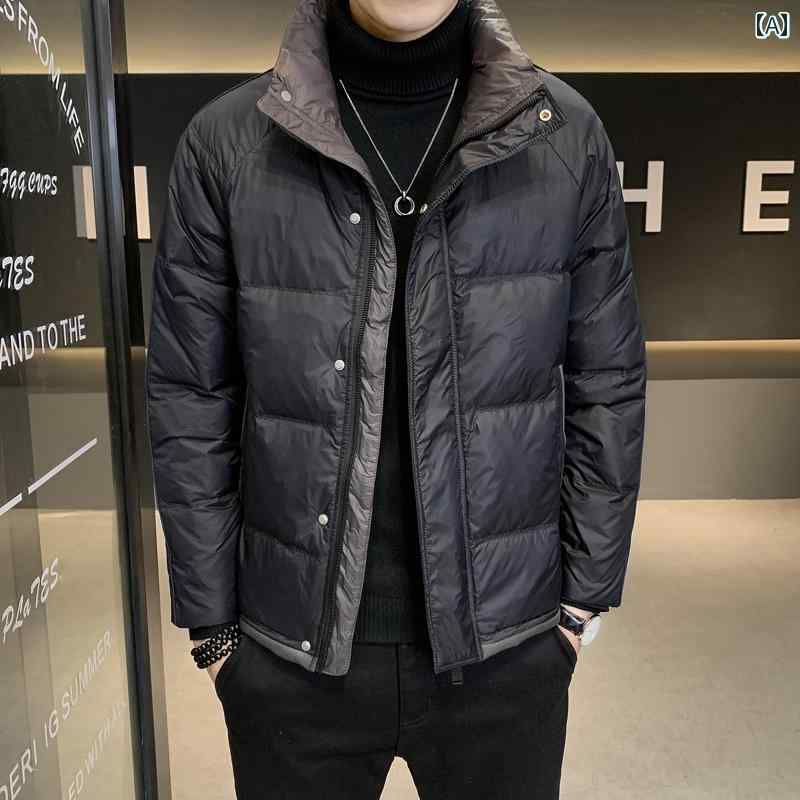 アウター メンズ カジュアル おしゃれ 無地 フード カジュアル コットン コート ファッション 紳士服 冬 厚手 綿 コート