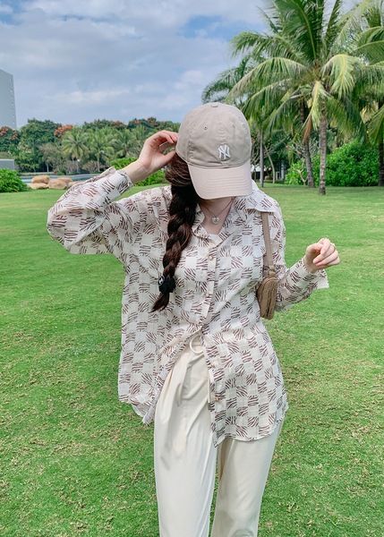 LIERKISS リエキス おしゃれで万能なアニマル柄シャツ