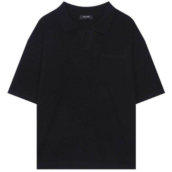 男性CPワッフルオープンカラー半袖ニットB253KT304P19_US_US