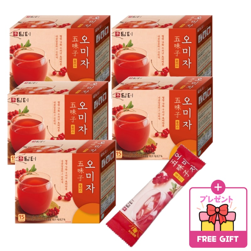 [大容量]オミジャ茶(五味子茶) 20包 x 5 box(計 75包) 韓国茶 お茶 粉末スティック エイド 食後の仕上げ ノンカフェイン