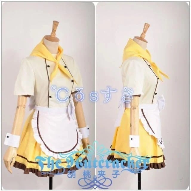 コスプレ衣装 ラブライブLovelive! 高坂穗乃果 がおばんすいないぐお カフェメイド服 高品質 イベント 変装 新品 Cosplay