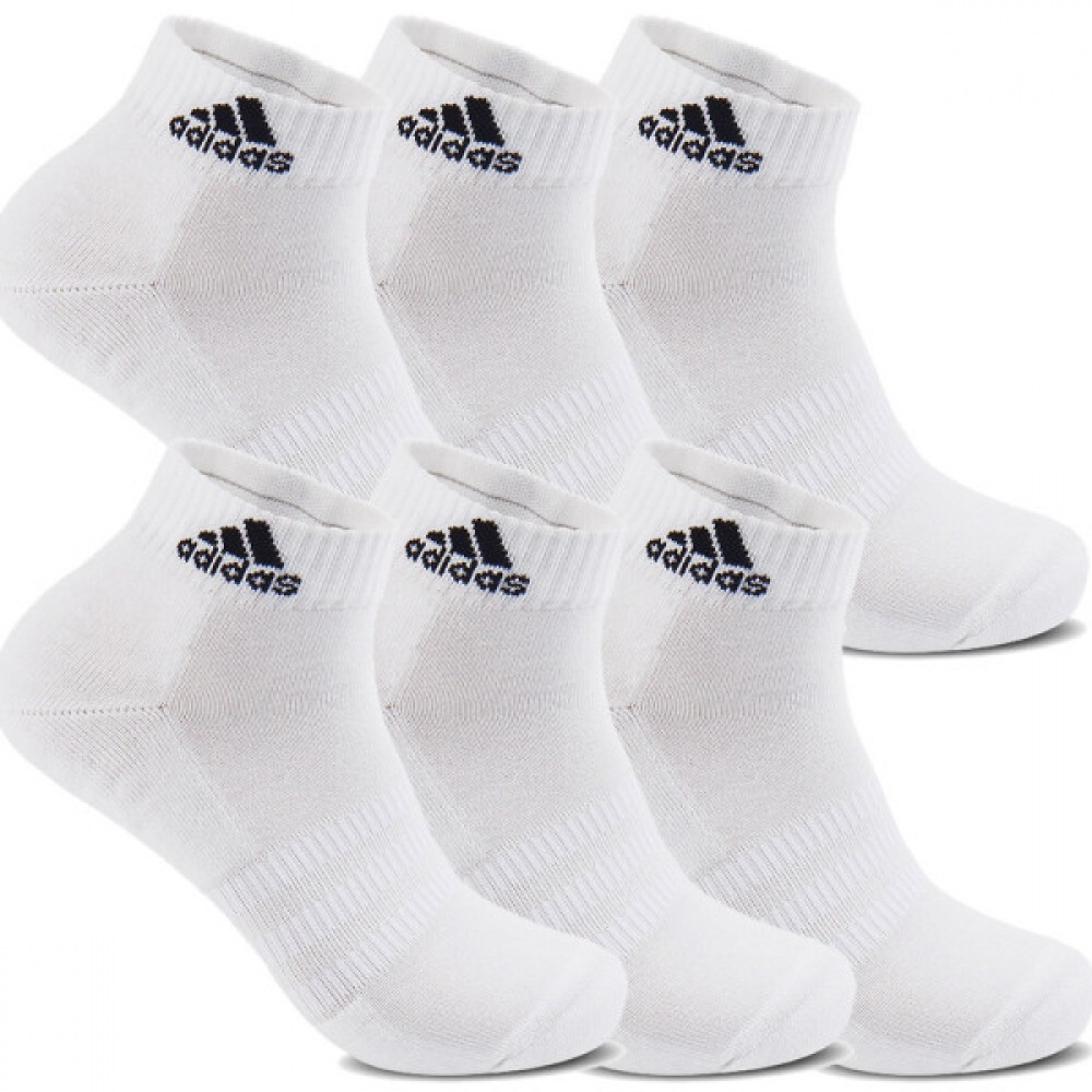 アディダスクッションアンクルソックススポーツソックス6足セット3442