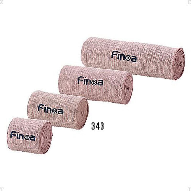 【ロット販売：入り数12】 FINOA(フィノア) FINOAエラスチックバンテージ 75MM ボディーケア テーピング (343)
