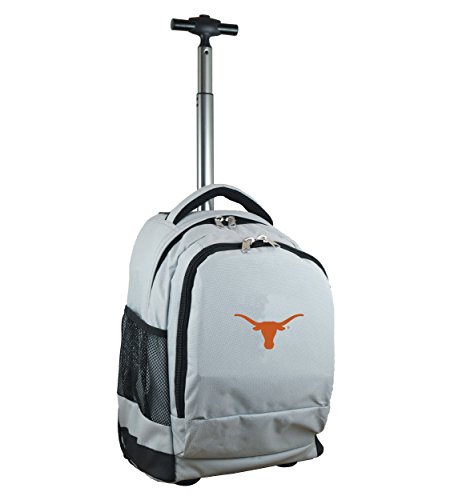 数量は多 NCAA Denco Texas 並行輸入品 Grey 19-inches, Backpack, Wheeled Longhorns リュック・デイパック