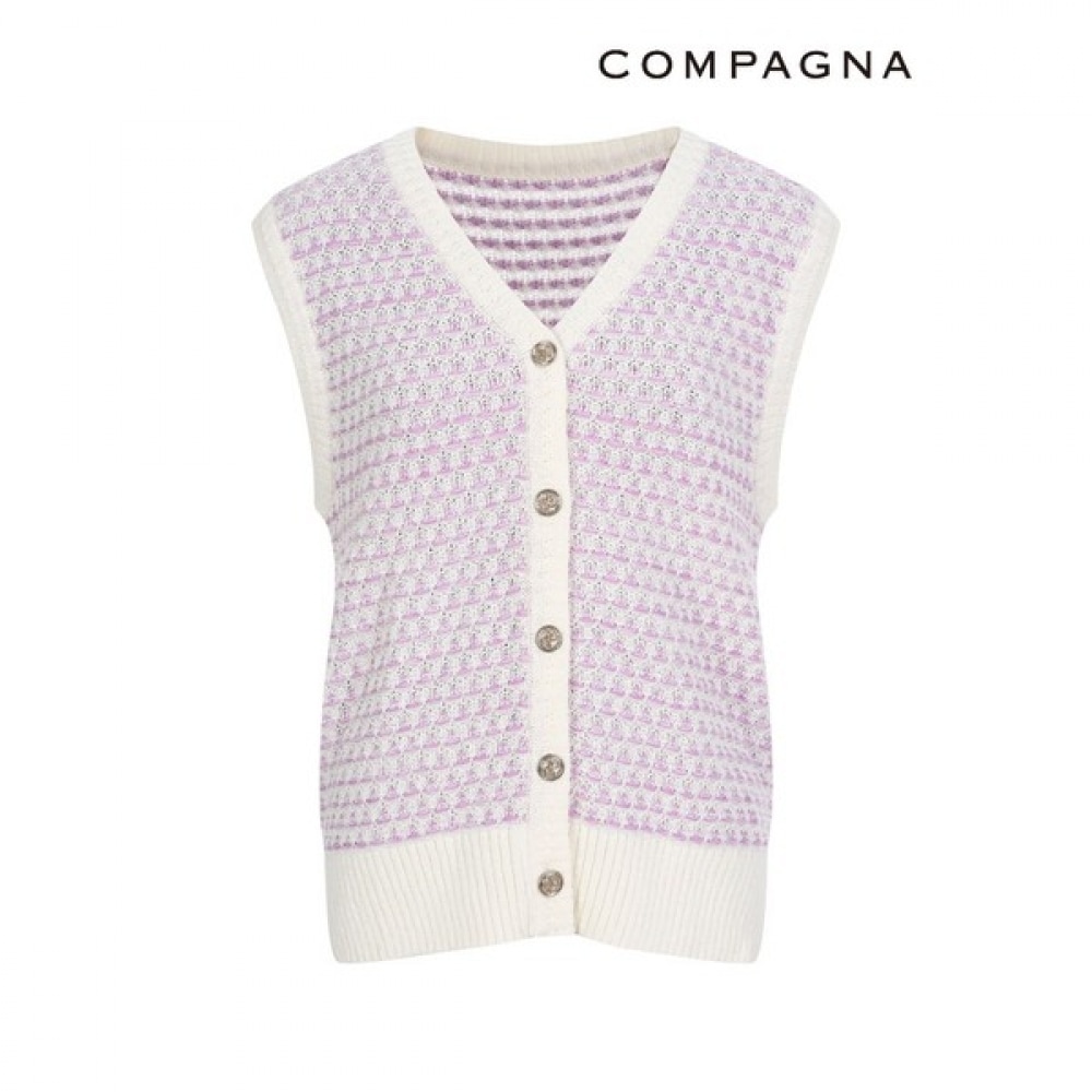 [カンパニア] Vネックツートンウーブンベスト_CACS1-WSV010 6,138円