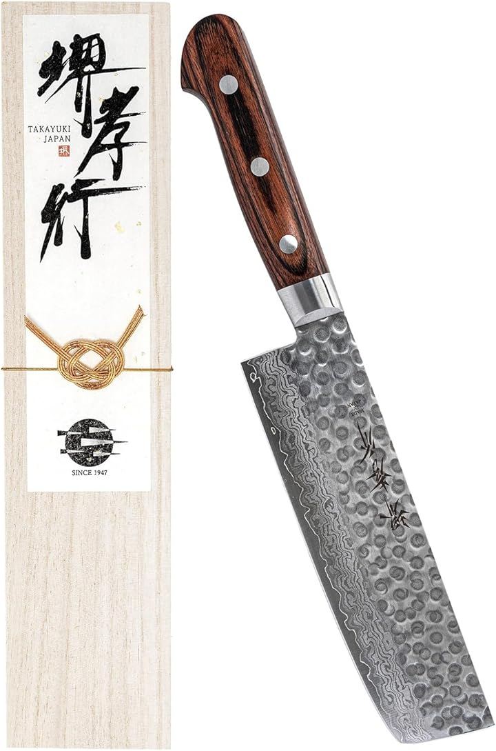 堺孝行 プロの料理人が愛用する包丁ブランドダマスカス 菜切り 160mm V金10号 vg10 日本製 青木刃物製作所 型番：mn16003 (シルバー, 菜切包丁 160mm) 18,760円