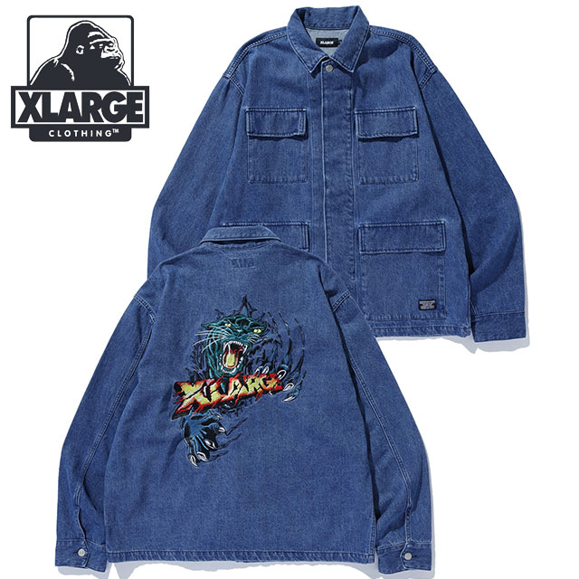 ミリタリージャケット [101253021001] MILITARY JACKET メンズ アウター LtINDIGO 正規取扱店