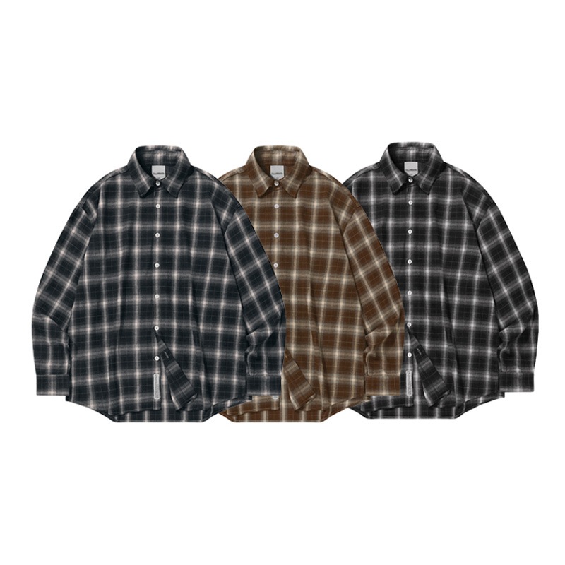 [[IVE ユジン 着用] 着用] Overfit Plaid Check Shirt 3color 韓国 アイドル 長袖 ギンガム レディース メンズ 大きいサイズ おしゃれ 8,543円