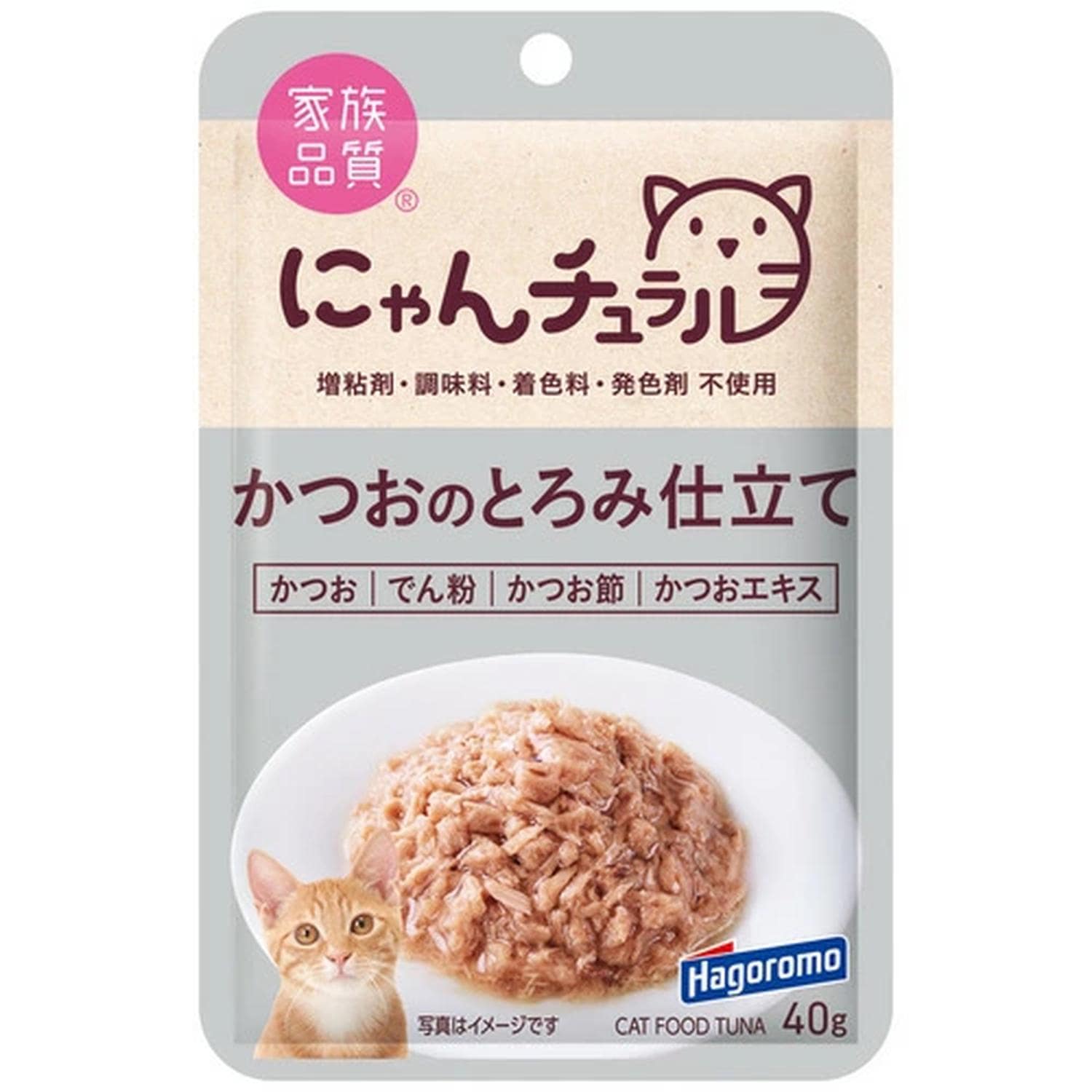 にゃんチュラルパウチ かつおのとろみ仕立て 40g