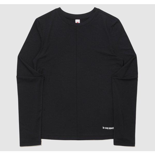 女性スリムフィット モーダル長袖Tシャツ B1 QR122ORL11 BLK CRM