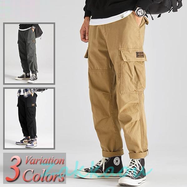 「2024発売」 チノパン メンズ ズボン ファスナー付き 春 夏 秋 冬 パンツ テーパードパンツ ワークパンツ カーゴパンツ 大きいサイズ