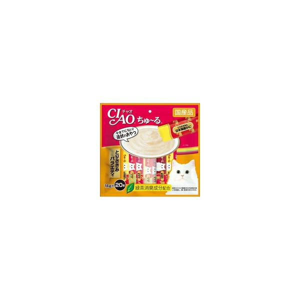 【1ケース】【お取り寄せ対象品】チャオ ちゅーる とりささみバラエティ(14g*20本入) *16個
