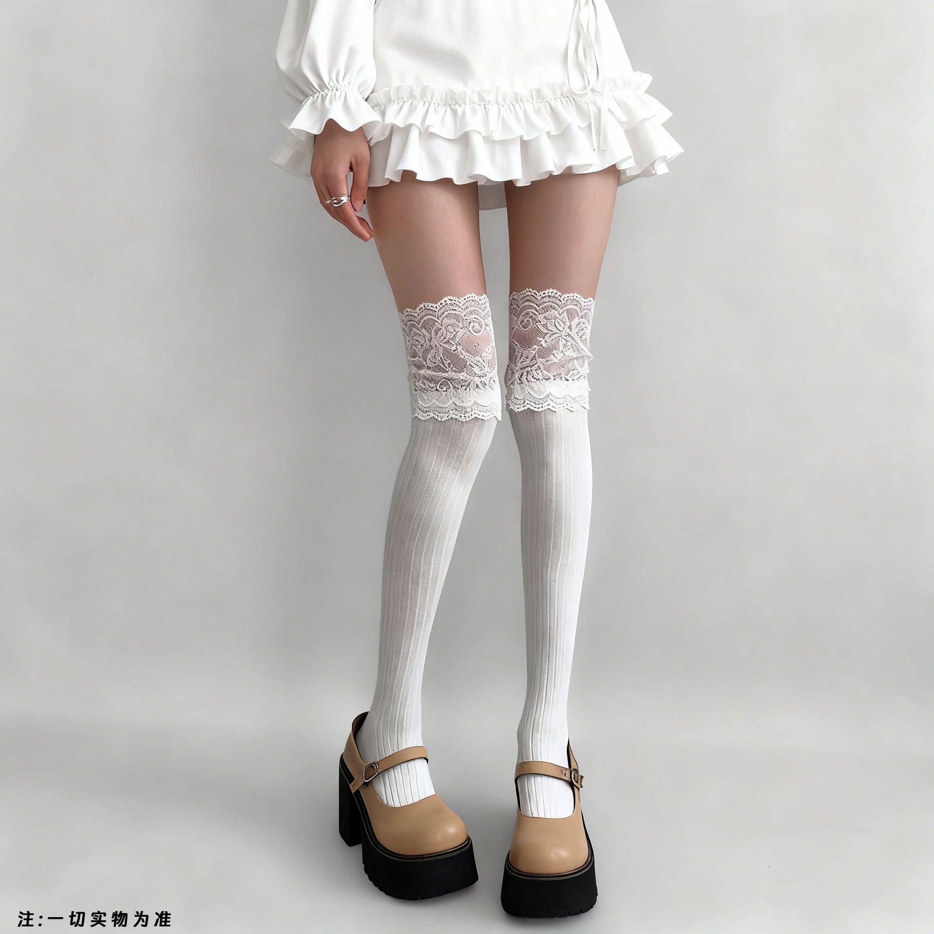 10個セット オーバーニーストッキング女性用薄手クロスストラップソックス薄手0dロングソックス白ストッキング手引き