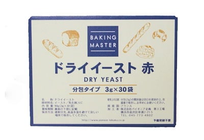 他サイト： BAKING MASTER ドライイースト赤 3g×30【サフ インスタント・ドライイースト使用】の商品画像