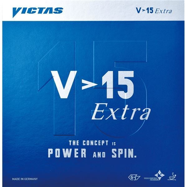 ヤマト卓球 VICTAS（ヴィクタス） 裏ソフトラバー V15 エキストラ 020461 ブラック MAX
