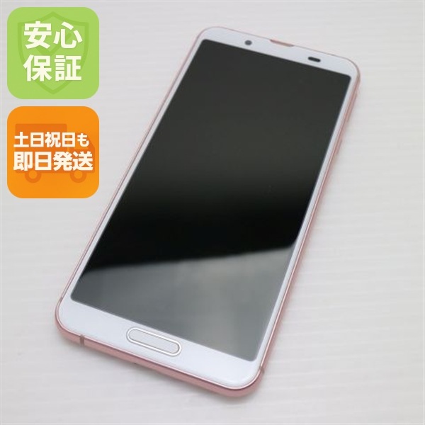 超美品 SHV45 ソフトピンク スマホ 129