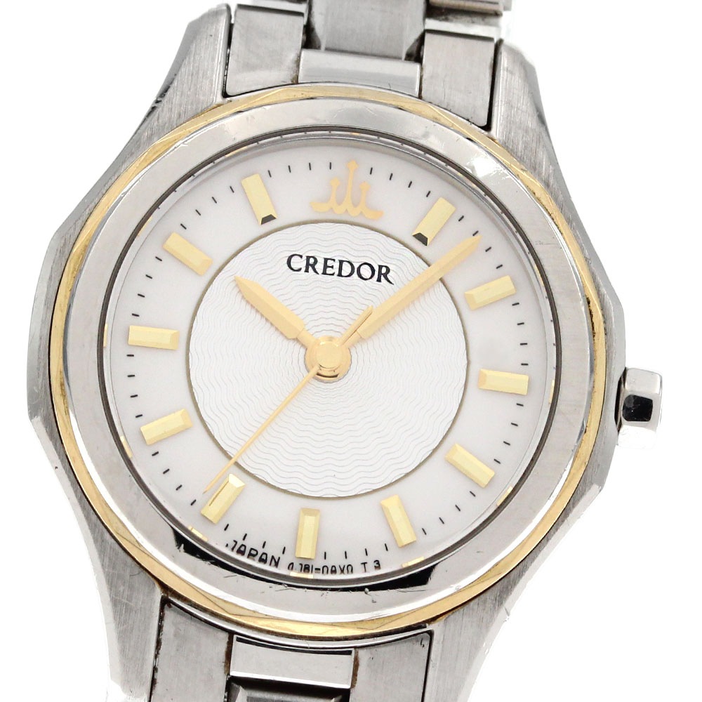 セイコー SEIKO GSAS958/4J81-0AP0 クレドール K18YG クォーツ レディース _837363【中古】